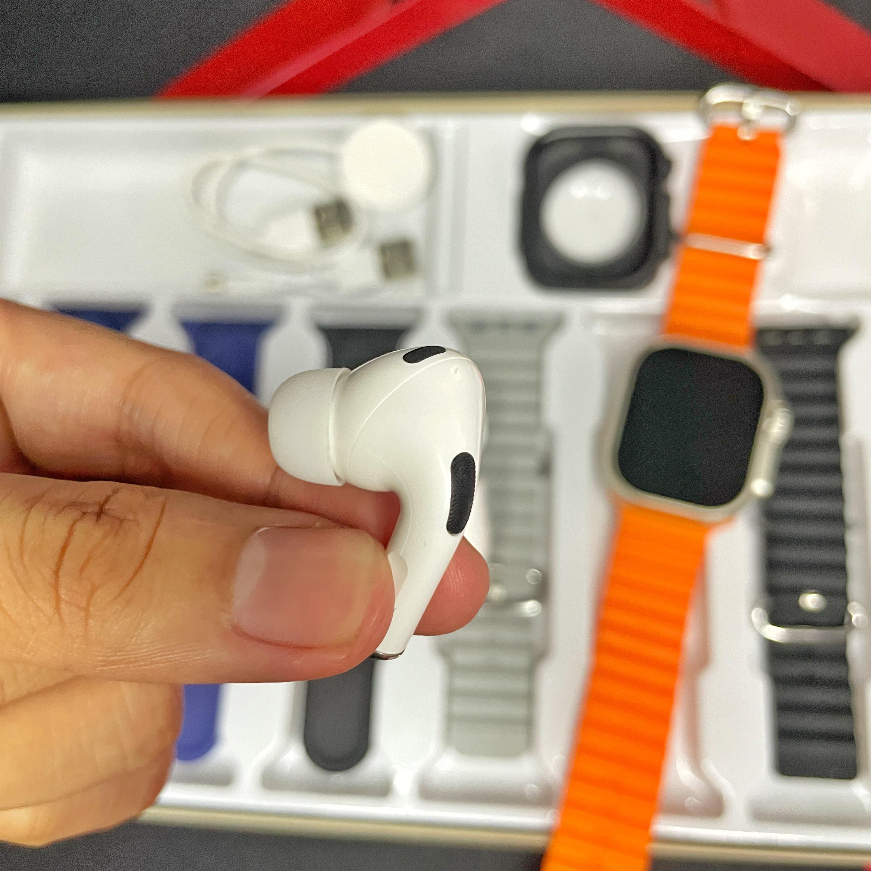 SmartWatch Ultra 2 + Audifonos + Ocho Correas