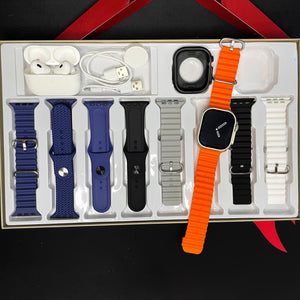 SmartWatch Ultra 2 + Audifonos + Ocho Correas