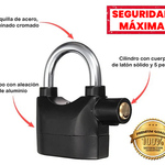 Candado Anti-Robo con Alarma