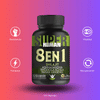 Cápsulas 8 en 1 - Shilajit Ashwagandha Rhodiola Rosea Panax y Ginseng